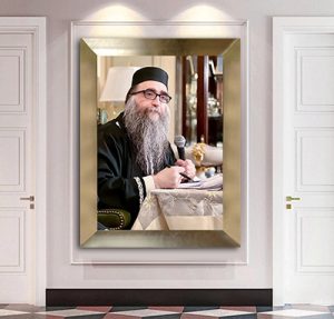 4075 – תמונה של הרב יאשיהו פינטו על קנבס או זכוכית מחוסמת
