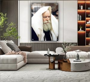 467 – תמונה של הרבי מליובאוויטש עם טלית על קנבס או זכוכית