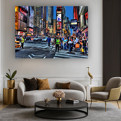 US-201 רחובות מנהטן - ניו יורק להדפסה על זכוכית או קנבס