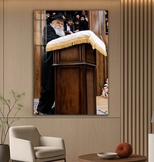 281 – תמונה של הרבי מליובאוויטש נואם
