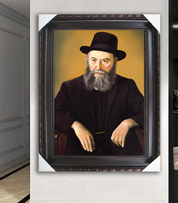 388 - ציור של אדמו ר הרש ב - רבי שלום דובער שניאורסון