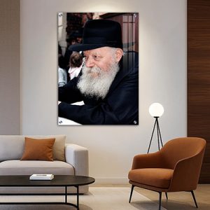 436 – תמונה של הרבי מליובאוויטש להדפסה על זכוכית או קנבס