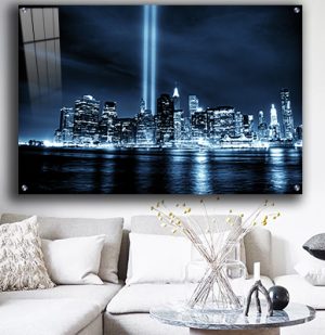 US-30 תמונת רקע של ניו יורק בלילה