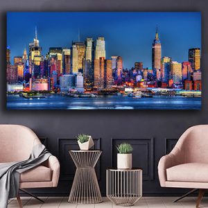 US-40 ניו יורק על קנבס או זכוכית