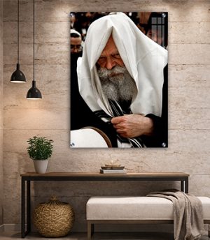 459 – תמונה של הרבי מליובאוויטש עם טלית