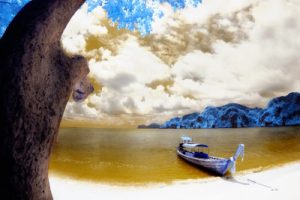 V-524 סירה על החוף