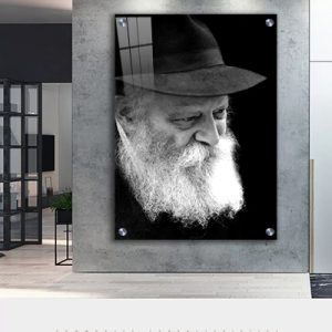 461 – תמונת פנים של הרבי מליובאוויטש בשחור לבן