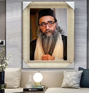 4153 – תמונה של הרב יאשיהו פינטו על קנבס או זכוכית