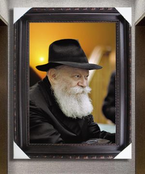 784 – תמונה של הרבי מליובאוויטש על קנבס או זכוכית מחוסמת
