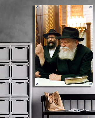 789 - תמונה של הרבי מליובאוויטש מעודד