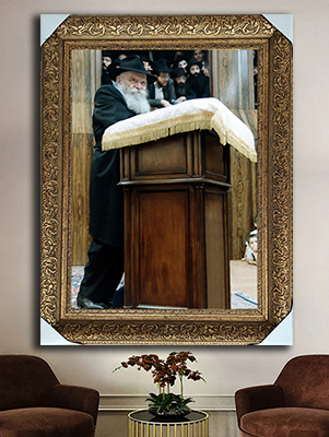 281 – תמונה של הרבי מליובאוויטש נואם