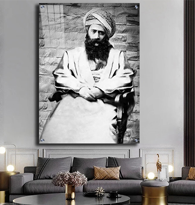 1478 - תמונה אמיתית של הבן איש חי על קנבס או זכוכית מחוסמת