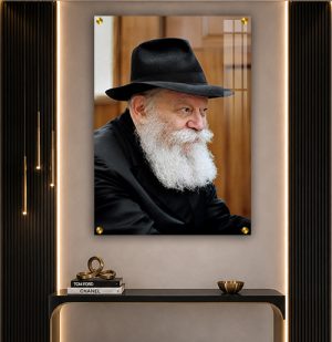 784 – תמונה של הרבי מליובאוויטש על קנבס או זכוכית