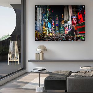 US-204 – תמונה צבעונית של טיימס סקוור מנהטן בלילה