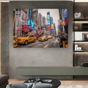 US-206 – תמונה אורבנית של מוניות צהובות בניו יורק