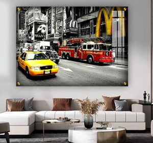 US-284 – תמונה של רחובות ניו יורק להדפסה על קנבס או זכוכית