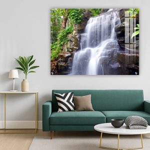 V-60 תמונה של מפל מרביב בטבע לקיר הבית