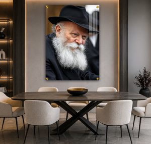 547 – תמונת פנים של הרבי מליובאוויטש להדפסה על קנבס, זכוכית או פרספקס