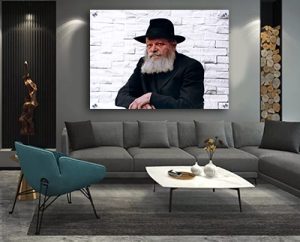 606 – תמונת זכוכית או קנבס לבחירה של הרבי מליובאוויטש