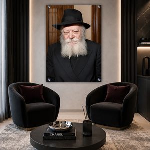 562 – תמונה של הרבי מליובאוויטש להדפסה על קנבס או זכוכית מחוסמת