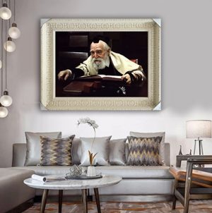 5695 – תמונה של הרב משה פיינשטיין להדפסה על קנבס או זכוכית