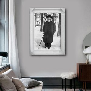 622 – תמונה של אדמור הריי"ץ  בשחור לבן – רבי יוסף יצחק שניאורסון