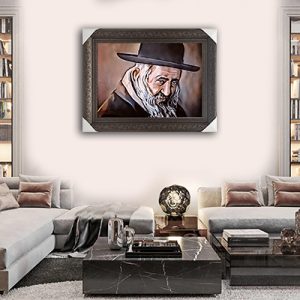 5903 -ציור של הרב ישעיה מקרסטיר להדפסה על קנבס או זכוכית מחוסמת