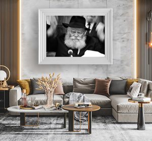 426 – תמונה של הרבי מליובאוויטש על קנבס או זכוכית מחוסמת