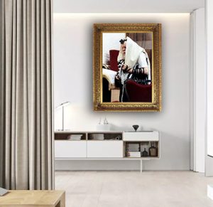 648 – תמונה של הרבי מליובאוויטש על קנבס או זכוכית מחוסמת