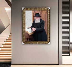 669 – תמונה של הרבי מליובאוויטש להדפסה על קנבס או זכוכית