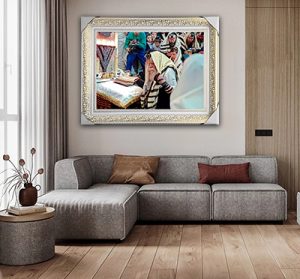 671 – תמונה של הרבי מליובאוויטש להדפסה על קנבס או זכוכית