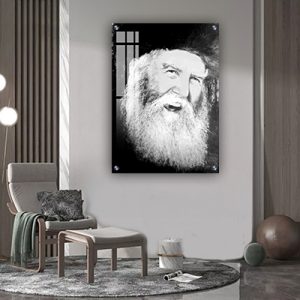 376 – תמונה של אדמור הריי"ץ  בשחור לבן – רבי יוסף יצחק שניאורסון