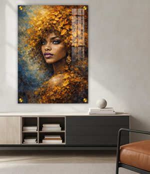 W-22 –  תמונה מודרנית של אישה להדפסה על קנבס או זכוכית מחוסמת