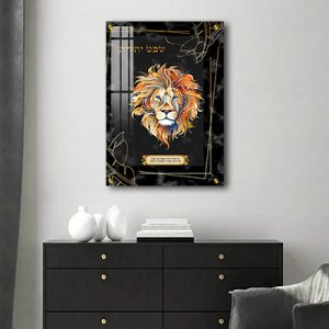 2745 – תמונה של של שבט יהודה מסדרת 12 השבטים על קנבס או זכוכית