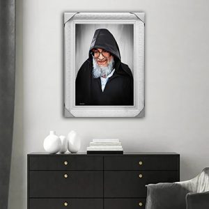 1324 – ציור של רבי אלעזר אבוחצירא על זכוכית או קנבס