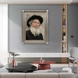 5758 – תמונה של הרב נתן צבי פינקל להדפסה על קנבס או זכוכית