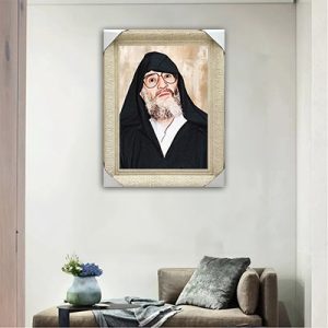 1325 – ציור של רבי אלעזר אבוחצירא על זכוכית או קנבס