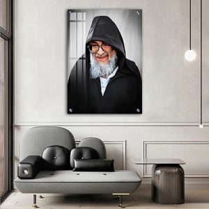 1324 – ציור של רבי אלעזר אבוחצירא על זכוכית או קנבס