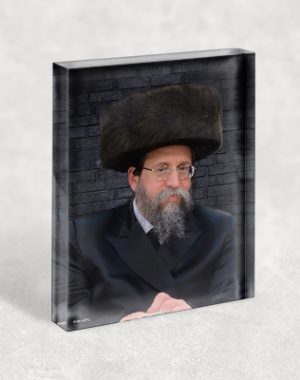 5673 – תמונה של האדמו"ר מבויאן – רבי נַחוּם דֹּב ברייאר להדפסה על קנבס או זכוכית