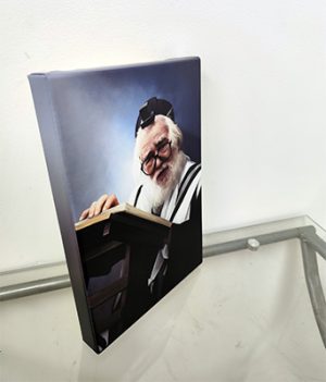 6011 – ציור של הרב אלעזר מנחם מן שך על קנבס או זכוכית