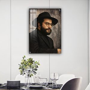 6104 – ציור של הינוקא – הרב שלמה יהודה בארי על קנבס או זכוכית