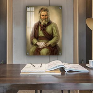 1707 – ציור של רבי יעקב אבוחצירא על קנבס או זכוכית מחוסמת