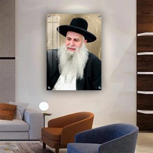 6259 – תמונה של הרב מאיר אבוחצירא מאשדוד על קנבס או זכוכית מחוסמת