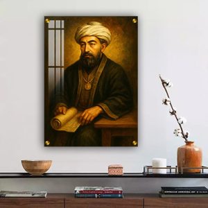 1342 – ציור של הרמב"ם – רבי משה בן מימון על קנבס או זכוכית מחוסמת