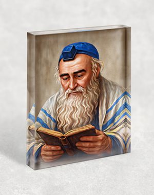 1357 -ציור של רבי מאיר בעל הנס על קנבס או זכוכית מחוסמת