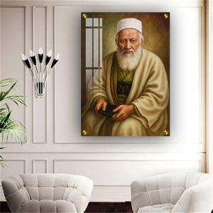 5624 – ציור של הרב יהודה פתיה על קנבס או זכוכית מחוסמת