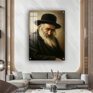 5911 -ציור של רבי ישעיה מקרסטיר להדפסה על קנבס או זכוכית