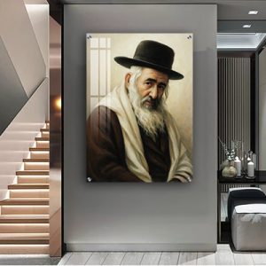 5912 -ציור של רבי ישעיה מקרסטיר להדפסה על קנבס או זכוכית
