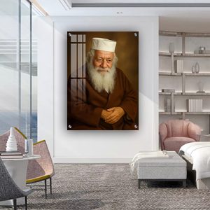 6203 – תמונה של הרב מרדכי שרעבי להדפסה על קנבס או זכוכית מחוסמת