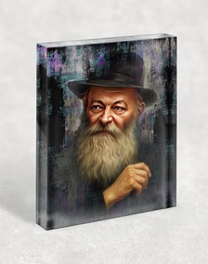 263 – ציור פופ ארט של הרבי מלובביץ' על קנבס או זכוכית מחוסמת